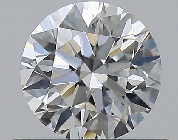 0.5 CaratF-VS1 EX Cut Round Diamond