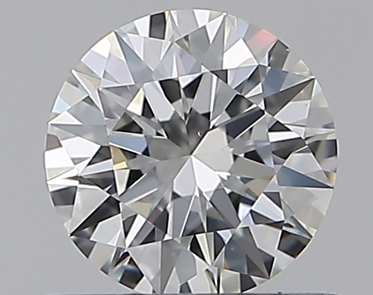 0.57 CaratF-VS1 EX Cut Round Diamond