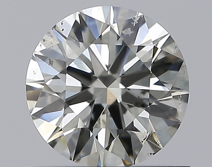 0.7 CaratJ-SI2 EX Cut Round Diamond