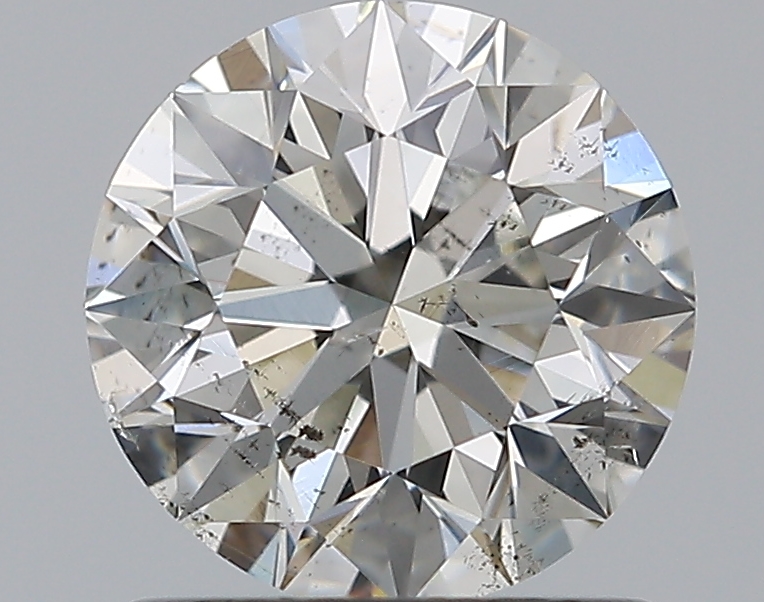 1 CaratH-SI2 EX Cut Round Diamond