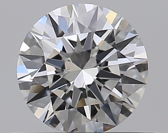 0.5 CaratF-VS1 EX Cut Round Diamond