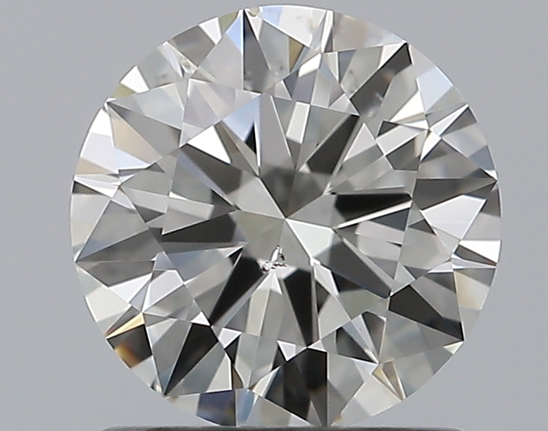 1 CaratJ-SI1 EX Cut Round Diamond