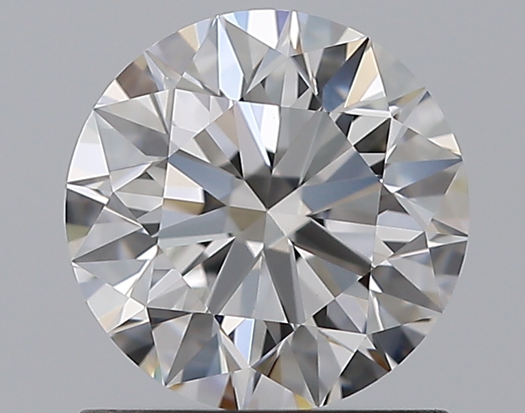 1 CaratF-VVS2 EX Cut Round Diamond