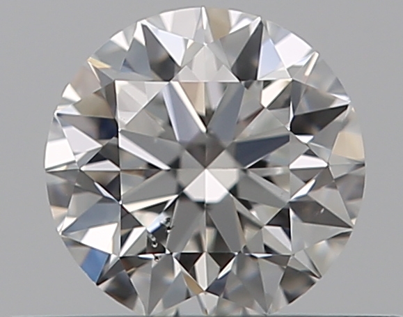 0.37 CaratF-SI1 EX Cut Round Diamond