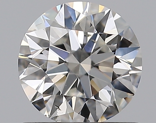 0.71 CaratF-SI1 EX Cut Round Diamond