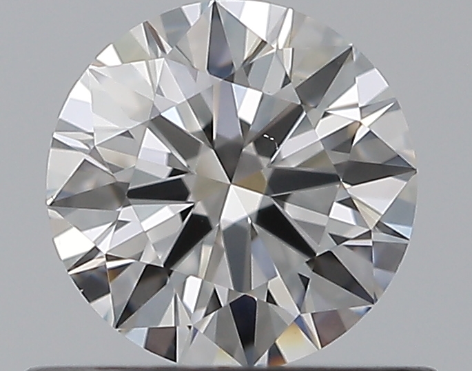 0.55 CaratE-VS1 EX Cut Round Diamond
