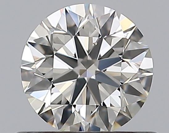 0.51 CaratK-SI1 EX Cut Round Diamond