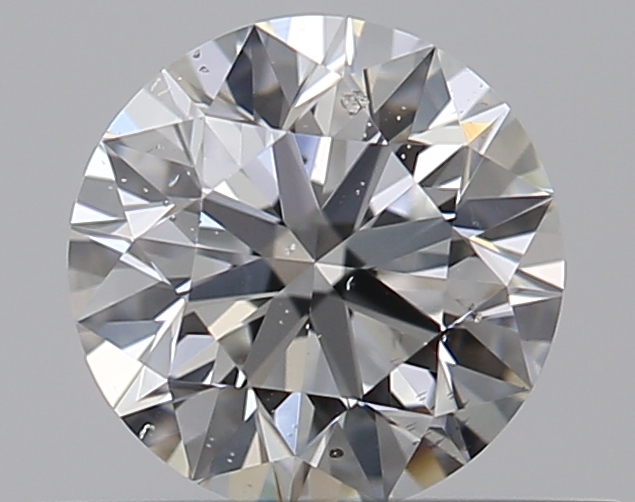 0.42 CaratF-SI2 EX Cut Round Diamond