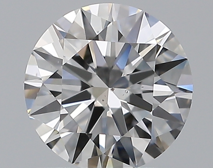 0.77 CaratF-SI1 EX Cut Round Diamond