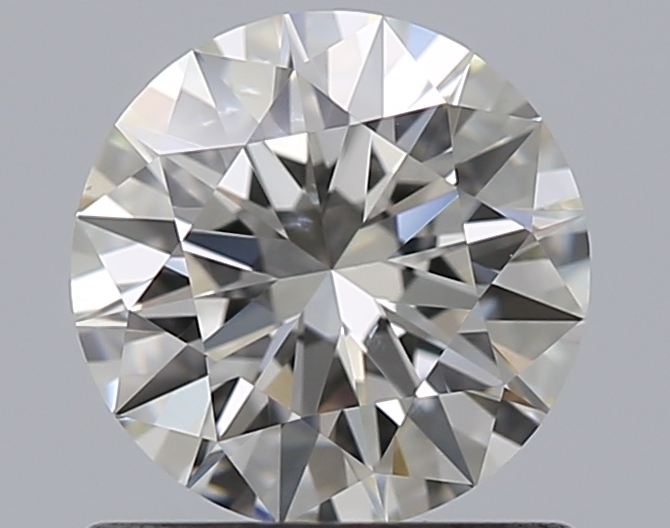 0.71 CaratJ-SI1 EX Cut Round Diamond