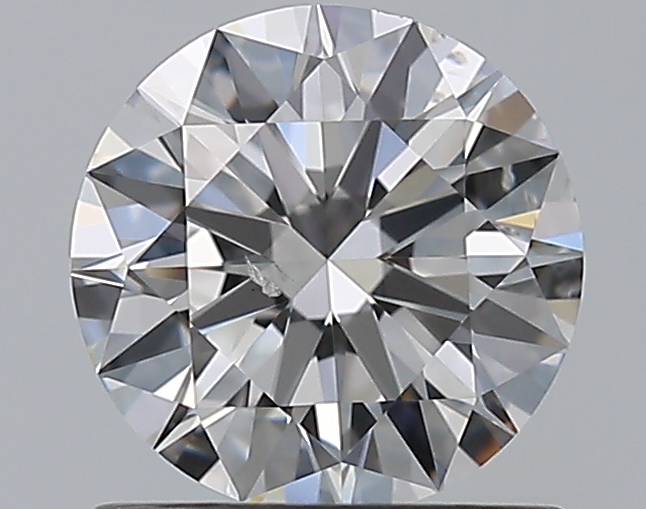0.96 CaratE-SI1 EX Cut Round Diamond
