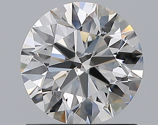 1 CaratG-SI2 EX Cut Round Diamond