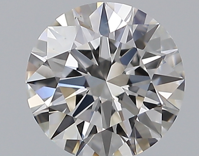 0.57 CaratF-VS2 EX Cut Round Diamond