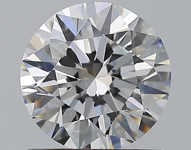 1 CaratE-VS2 EX Cut Round Diamond