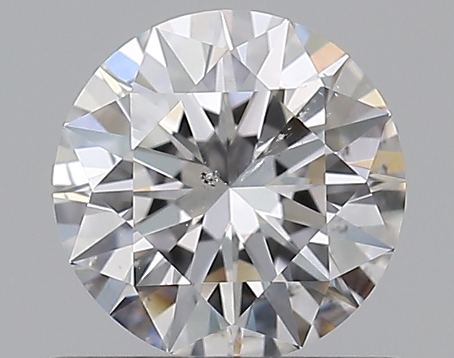 0.59 CaratE-SI2 EX Cut Round Diamond