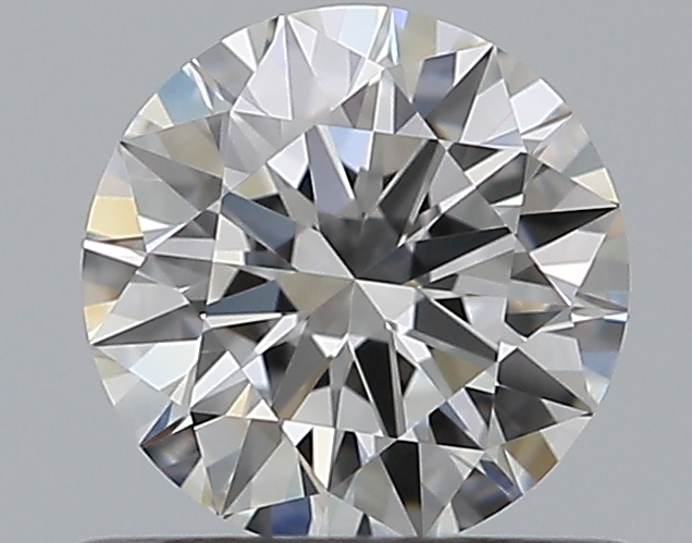 0.58 CaratF-VVS1 EX Cut Round Diamond