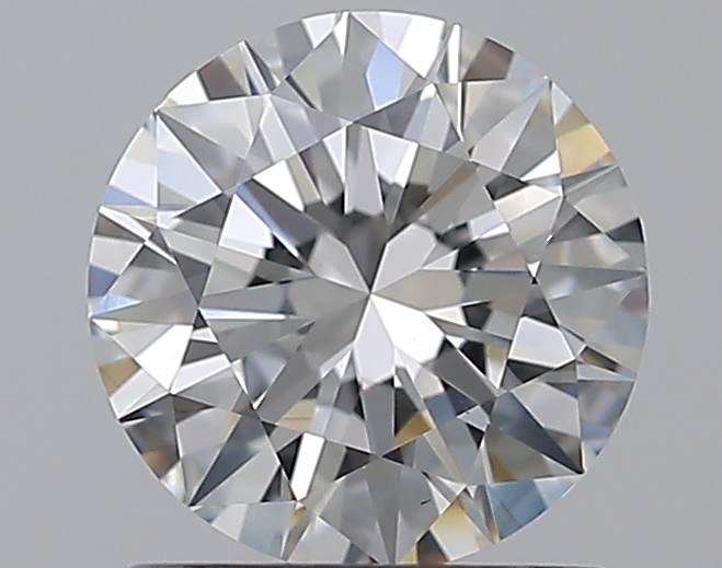 1 CaratE-VS1 EX Cut Round Diamond