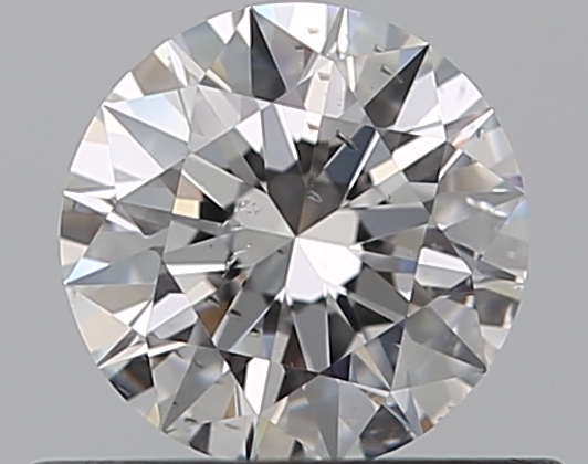 0.5 CaratD-SI2 EX Cut Round Diamond