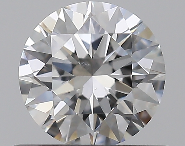 0.5 CaratF-SI1 EX Cut Round Diamond