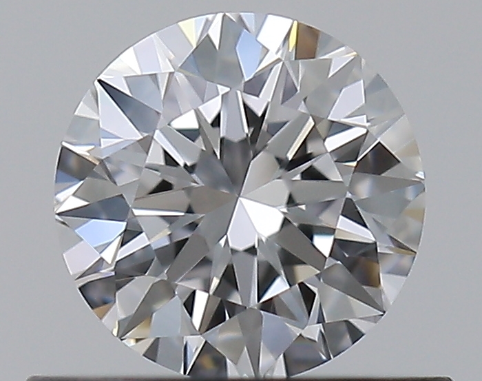 0.5 CaratD-VVS2 EX Cut Round Diamond