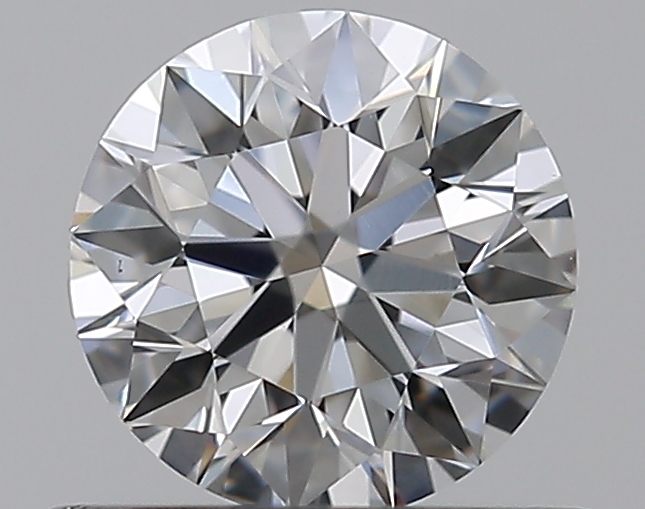 0.5 CaratF-VS1 EX Cut Round Diamond