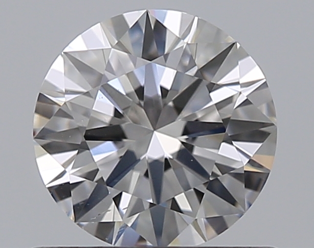 0.56 CaratD-SI1 EX Cut Round Diamond