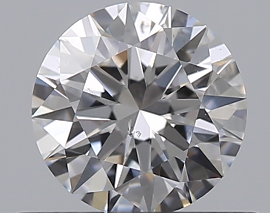 0.39 CaratD-SI1 EX Cut Round Diamond