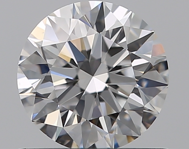 0.75 CaratD-VS2 EX Cut Round Diamond