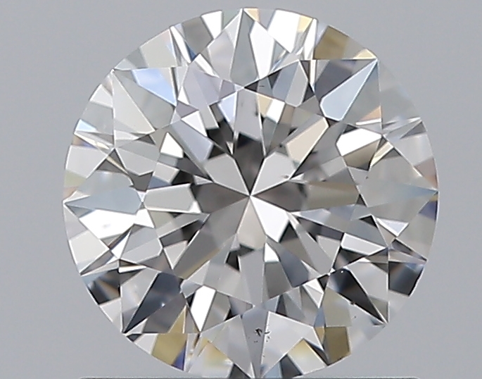 0.96 CaratE-VS2 EX Cut Round Diamond