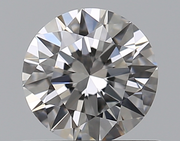 0.5 CaratE-VVS1 EX Cut Round Diamond