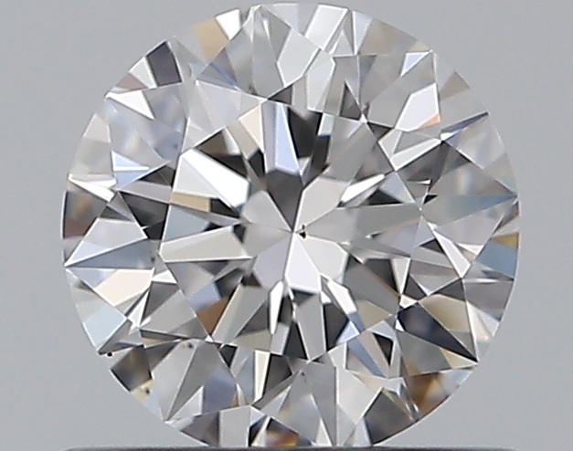 0.59 CaratD-VS2 EX Cut Round Diamond