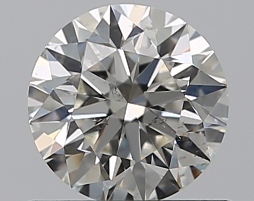 0.7 CaratJ-SI2 EX Cut Round Diamond