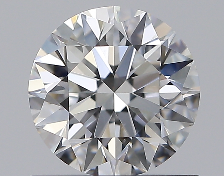 0.81 CaratF-VS2 EX Cut Round Diamond