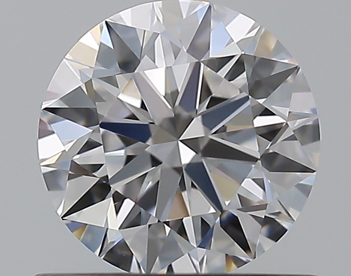 0.72 CaratD-VVS1 EX Cut Round Diamond