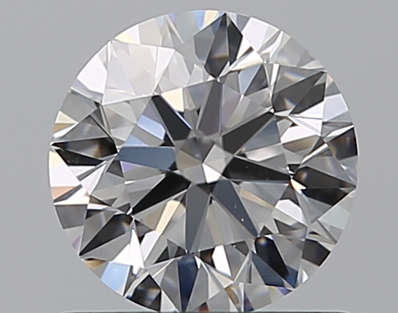 0.9 CaratD-VS2 EX Cut Round Diamond