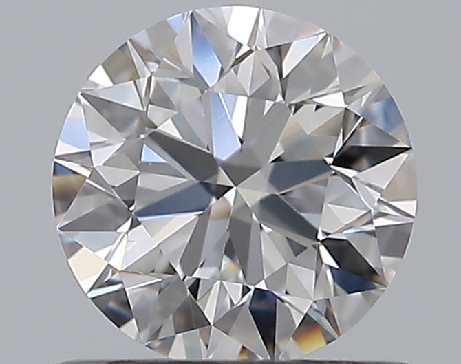 0.7 CaratD-VS2 EX Cut Round Diamond