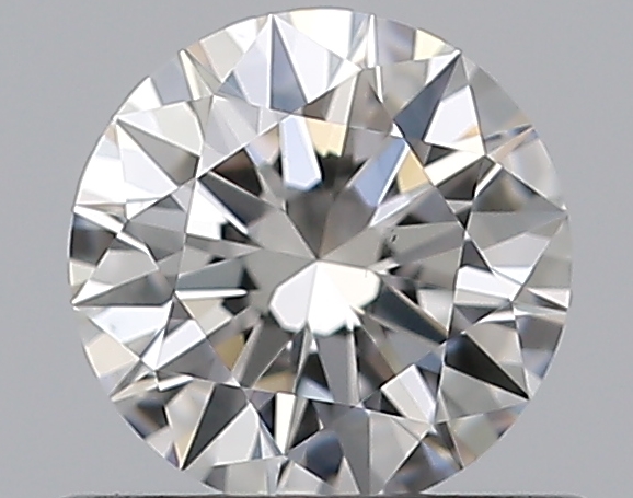 0.5 CaratF-VS2 EX Cut Round Diamond