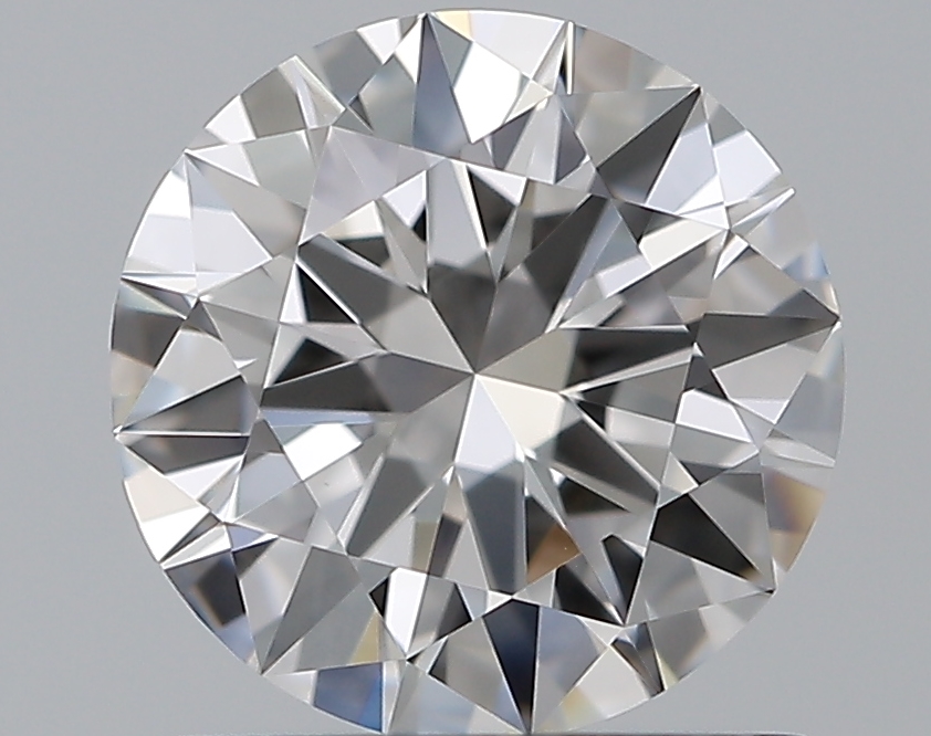 1 CaratE-VVS2 EX Cut Round Diamond