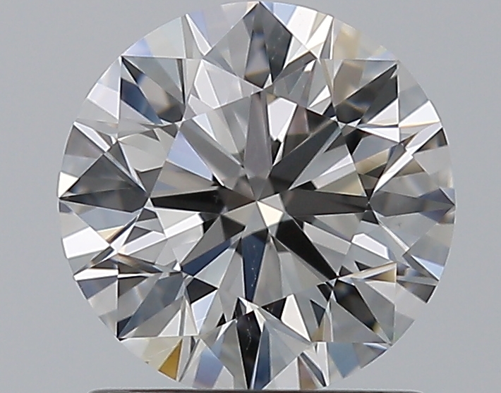 1.29 CaratG-SI1 EX Cut Round Diamond