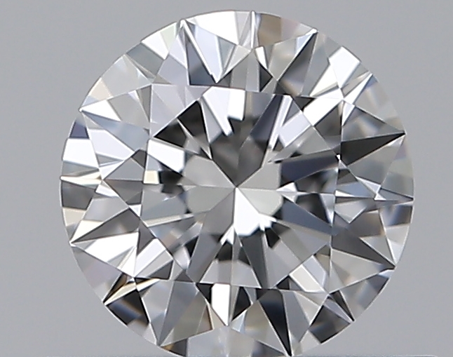 0.5 CaratF-VVS1 EX Cut Round Diamond