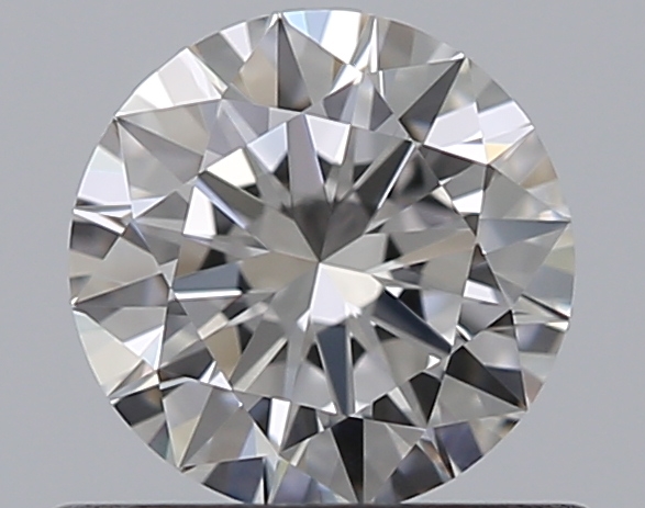 0.5 CaratE-VVS1 EX Cut Round Diamond