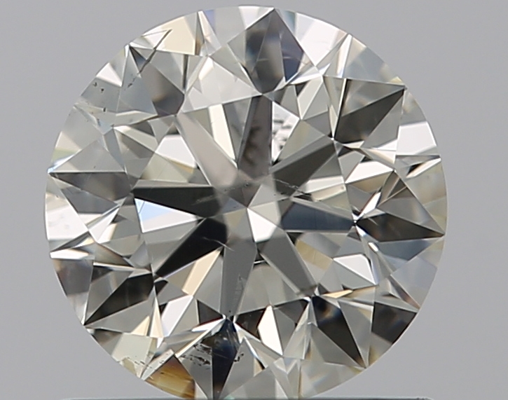 0.9 CaratK-SI2 EX Cut Round Diamond