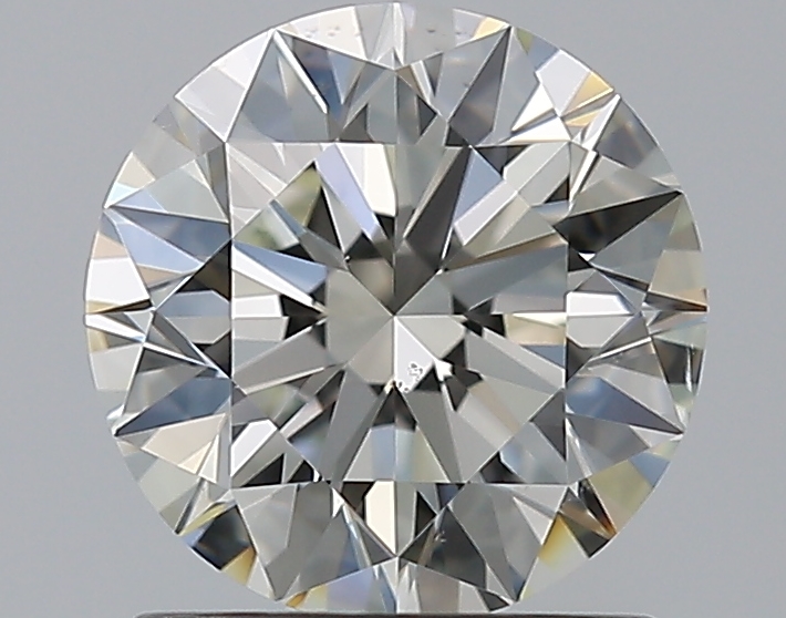 1.31 CaratK-SI1 EX Cut Round Diamond