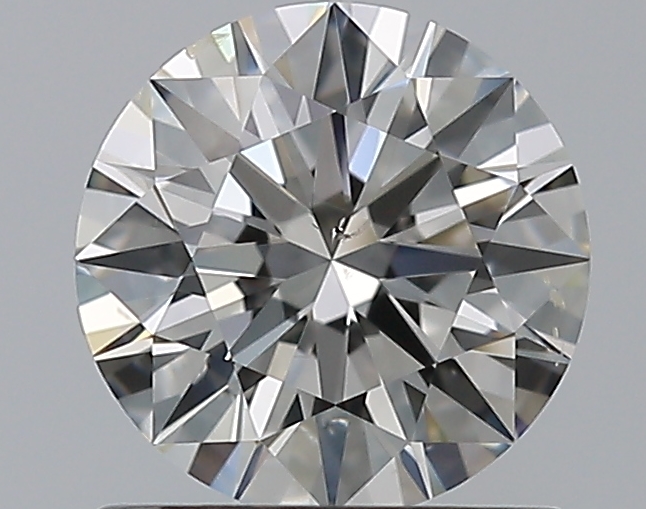 1 CaratJ-SI1 EX Cut Round Diamond