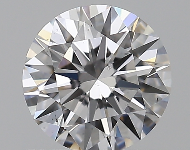 0.59 CaratD-SI1 EX Cut Round Diamond