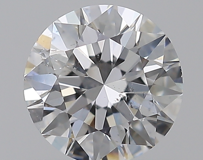 0.71 CaratE-SI2 EX Cut Round Diamond