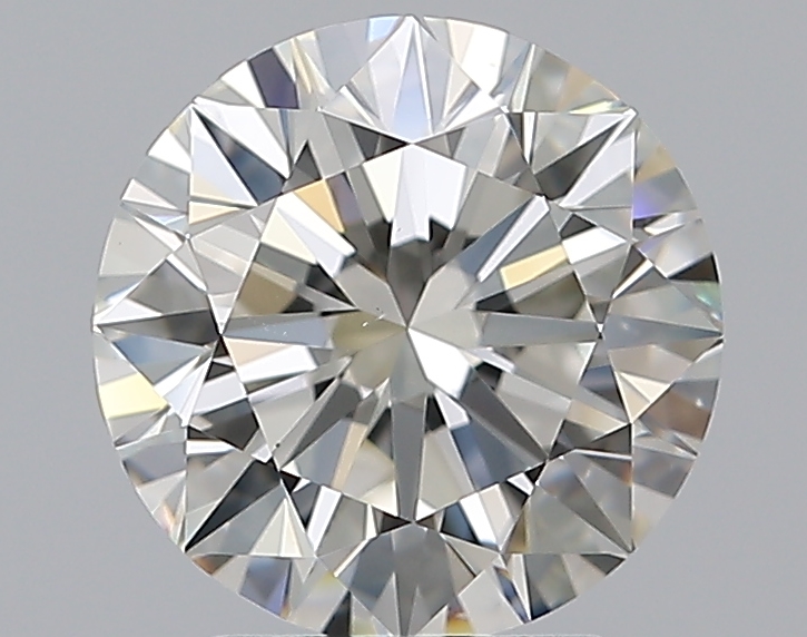 2.5 CaratJ-VS1 EX Cut Round Diamond