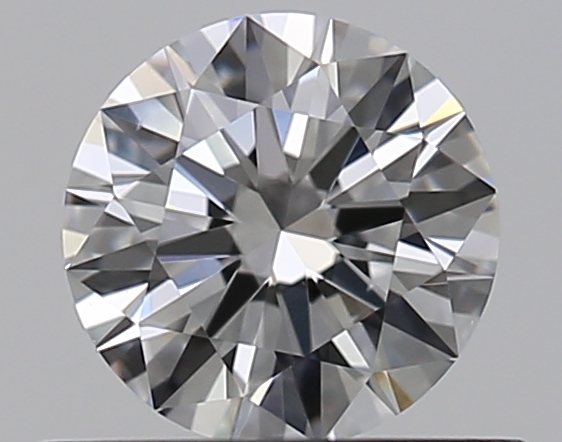 0.5 CaratF-VS2 EX Cut Round Diamond