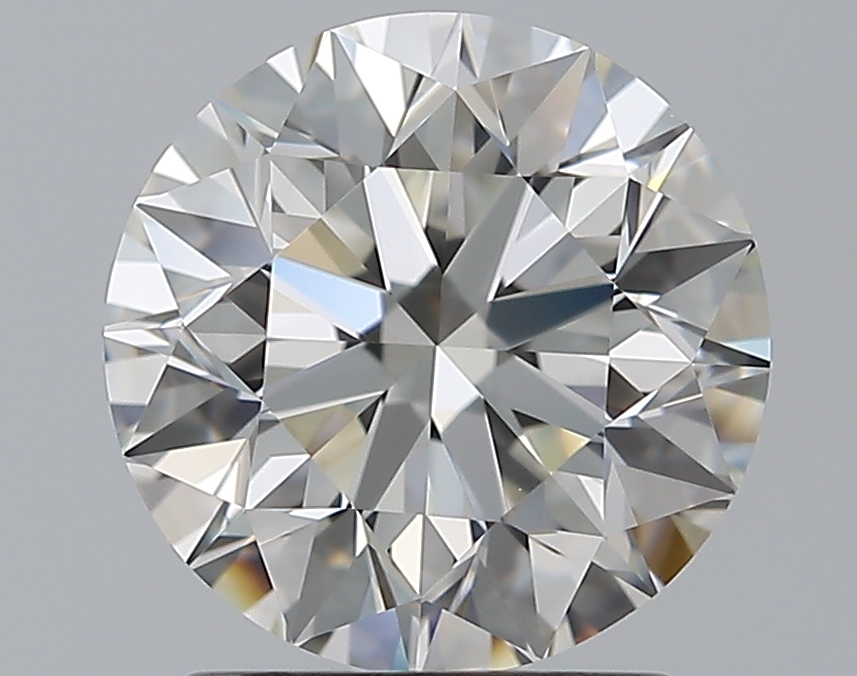 2 CaratH-VVS1 EX Cut Round Diamond