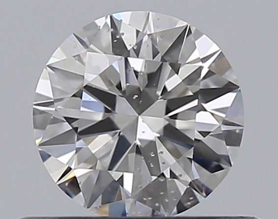 0.41 CaratE-SI2 EX Cut Round Diamond